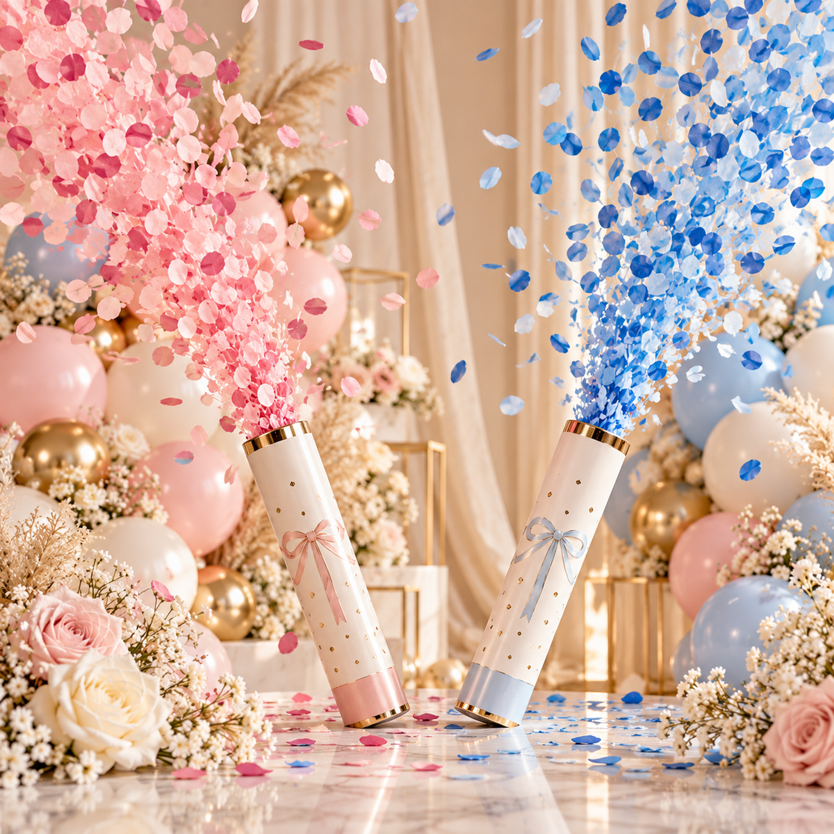Gender Reveal – Confetti Cannon Upgrade