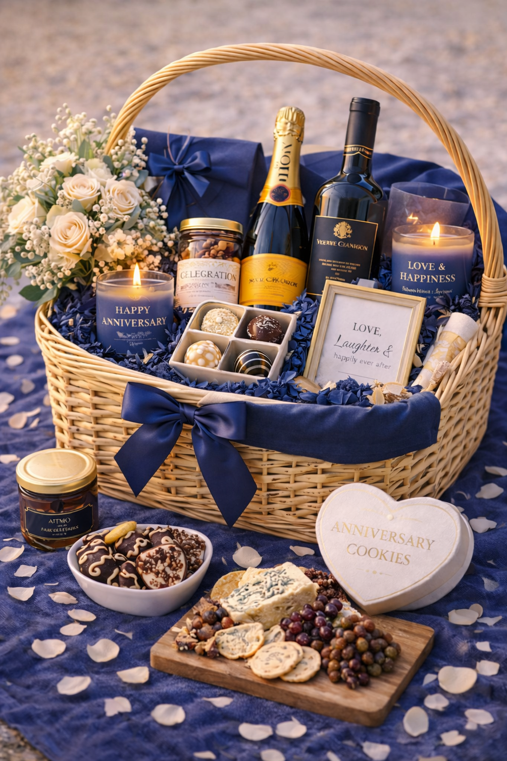 Luxury Anniversary Basket – Golden Years