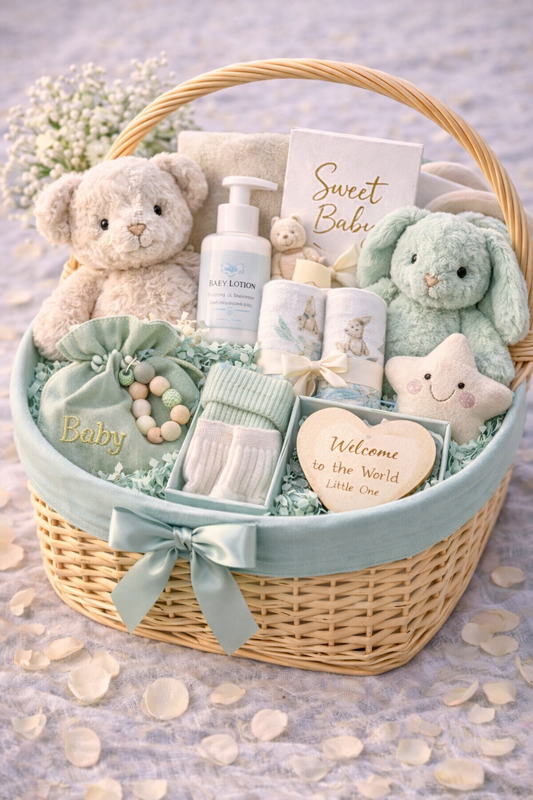 New Baby Gift Basket – A Gentle Welcome