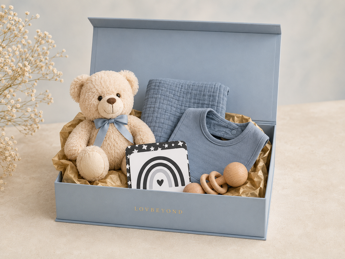 LOVBEYOND baby gift box and basket