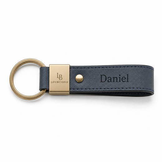 Personalized Leather Keyring