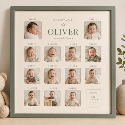 First-Year Photo Frame